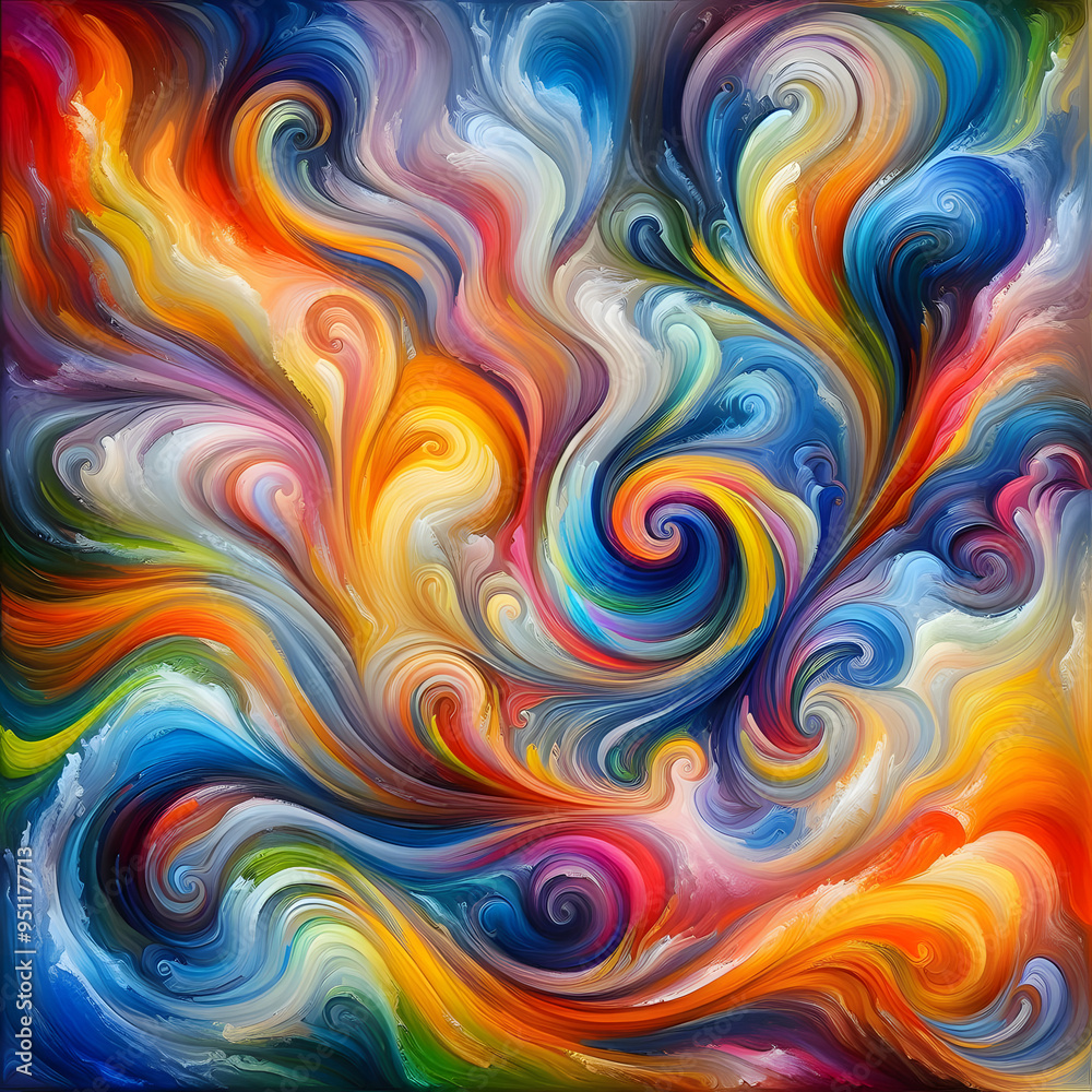 Pinturas abstractas colores 