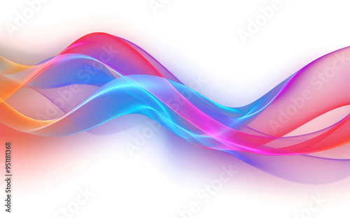 PNG Multi colored sine waves light backgrounds smoke. photo