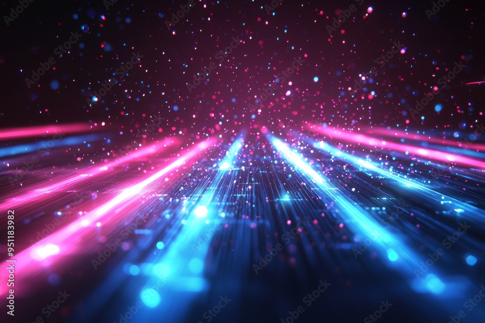 Abstract motion speed glowing effect background created with Generative AI Abstract motion speed glowing effect background created with Generative AI