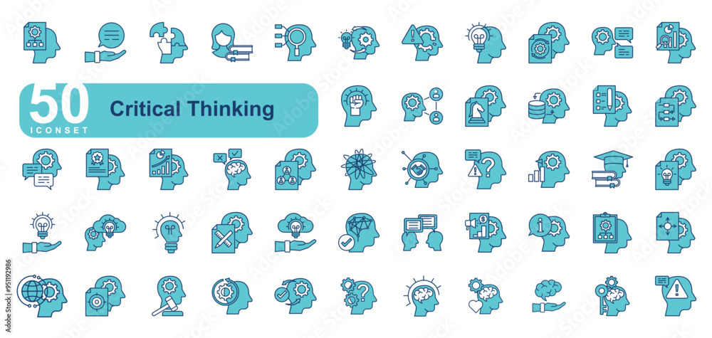 critical thinking iconset critical thinking iconset