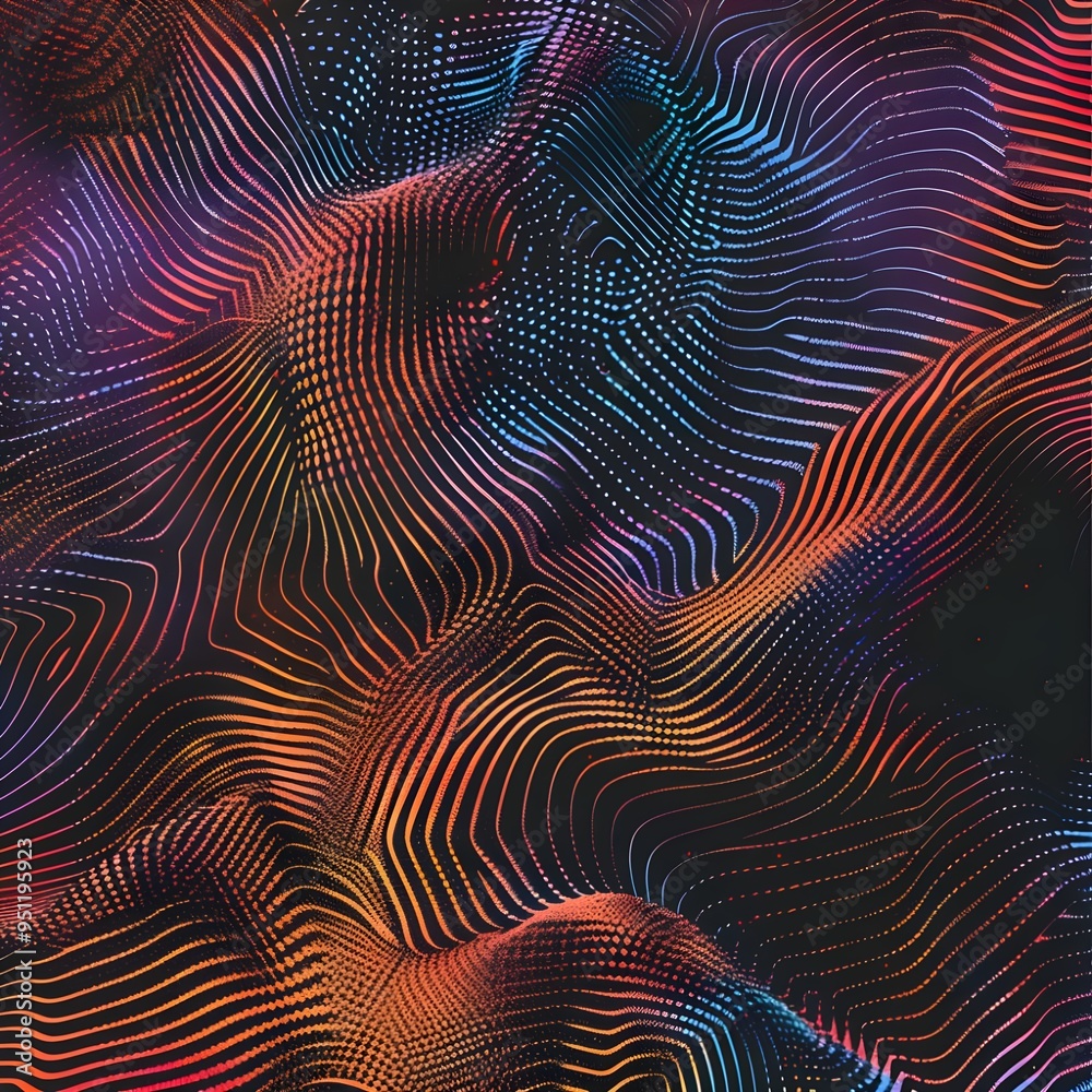 An abstract image featuring a dynamic wave pattern with overlapping lines and vibrant colors, creating a sense of movement and visual excitement. An abstract image featuring a dynamic wave pattern with overlapping lines and vibrant colors, creating a sense of movement and visual excitement.