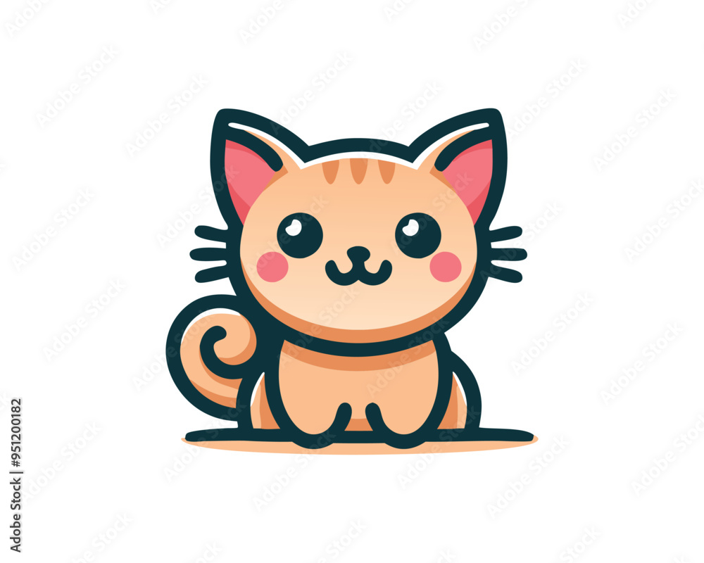 Cat logo design icon symbol vector illustration Cat logo design icon symbol vector illustration