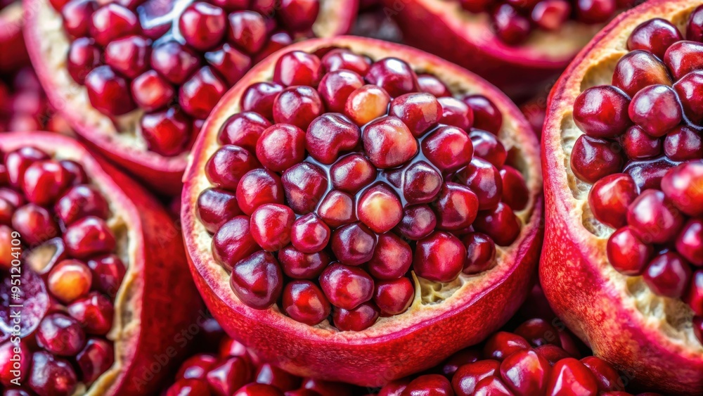 Close-up of vibrant pomegranate seeds, showcasing nature's explosion of color , pomegranate, fruit, seeds, close-up, red Close-up of vibrant pomegranate seeds, showcasing nature's explosion of color , pomegranate, fruit, seeds, close-up, red