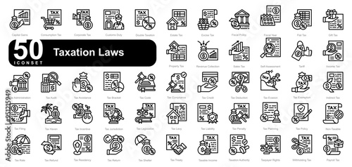 Taxation Laws iconset 