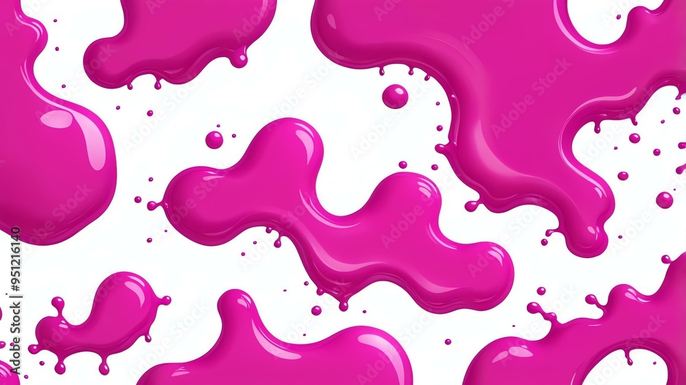 splash of magenta vector slime on white background splash of magenta vector slime on white background