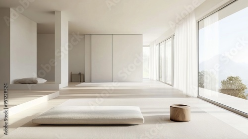 Wallpaper Mural ## Minimalist Design: Embracing Natural Light and Simplicity Torontodigital.ca