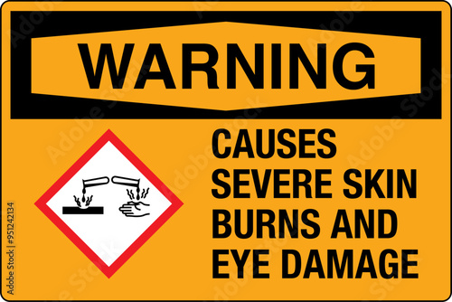 OSHA WARNING GHS Chemicals La...
