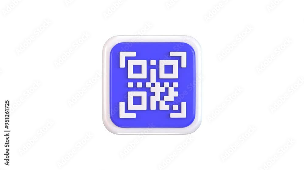 3d qr code animation concept on scanning for payment qr code 3d animation 3d qr code animation concept on scanning for payment qr code 3d animation