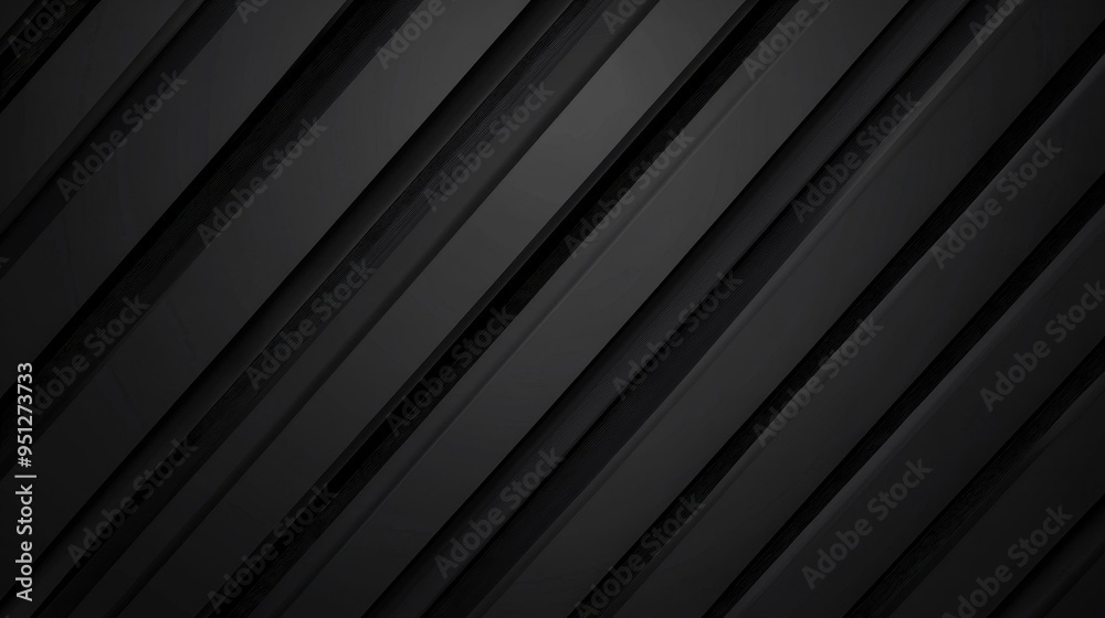 Obraz premium Modern black and grey abstract design featuring sleek diagonal lines and a textured stainless steel look.
