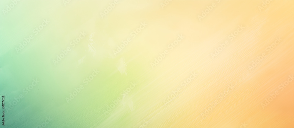 Obraz premium Simple gradient background in green and yellow, Ai generated Images