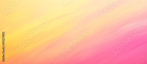 Simple gradient background in pink and yellow, Ai generated Images