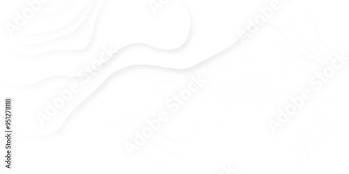 Minimal topography map light element shadow landscape, Abstract paper carve template. abstract colorful 3d papercut topography relief vector background illustration. 