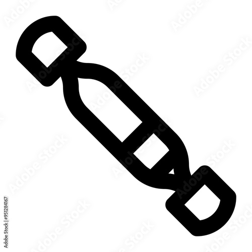 sorbent, tube, sample, laboratory, equipment outline icon