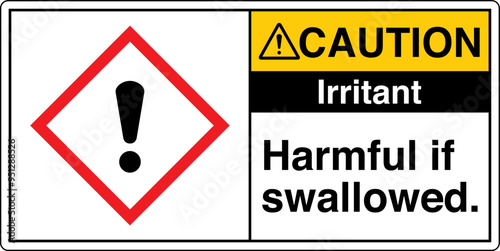 32 ANSI Z535 CAUTION GHS Chem...