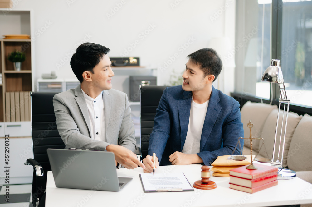 business people and lawyers discussing contract papers sitting at the table. Concepts of law, advice, legal services. business people and lawyers discussing contract papers sitting at the table. Concepts of law, advice, legal services.