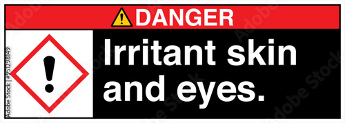 12 ANSI Z535 DANGER GHS Chemi...