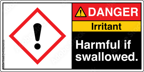 11 ANSI Z535 DANGER GHS Chemi...