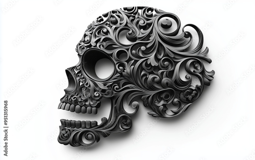 Obraz premium Ornate Skull