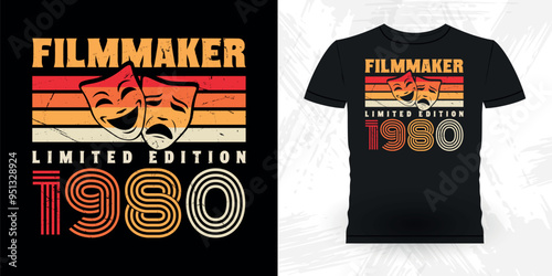 Funny Theater Director Retro Vintage Theater T-shirt Design