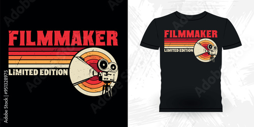 Funny Theater Director Retro Vintage Theater T-shirt Design