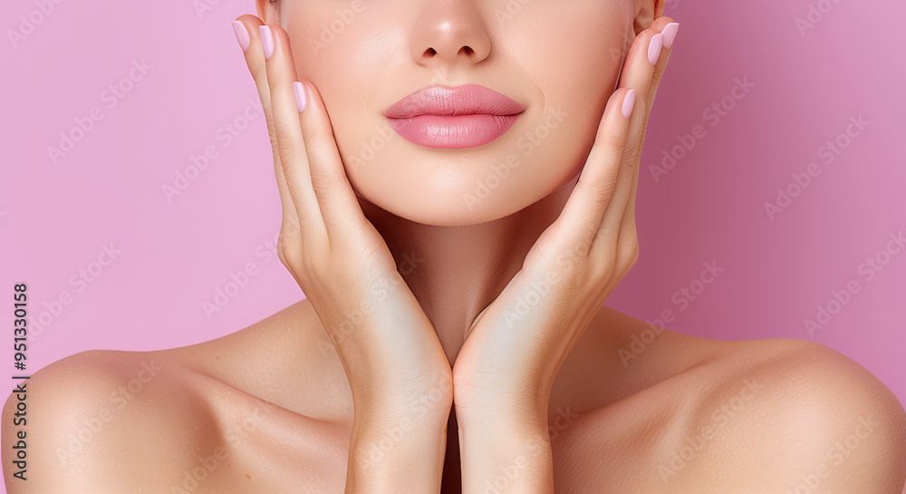 Close up beauty woman face with empty background. Close up beauty woman face with empty background.