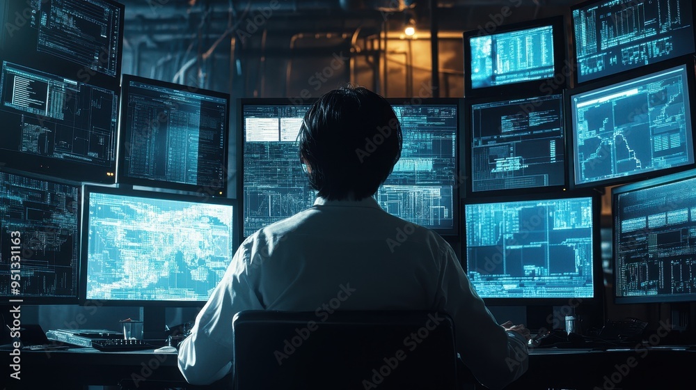 Hacker Monitoring Cyber Security Surveillance System Hacker Monitoring Cyber Security Surveillance System