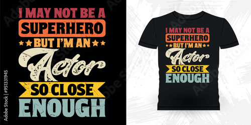 Funny Theater Director Retro Vintage Theater T-shirt Design