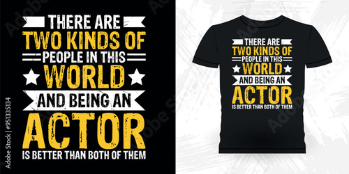 Funny Theater Director Retro Vintage Theater T-shirt Design