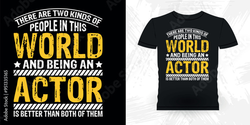 Funny Theater Director Retro Vintage Theater T-shirt Design