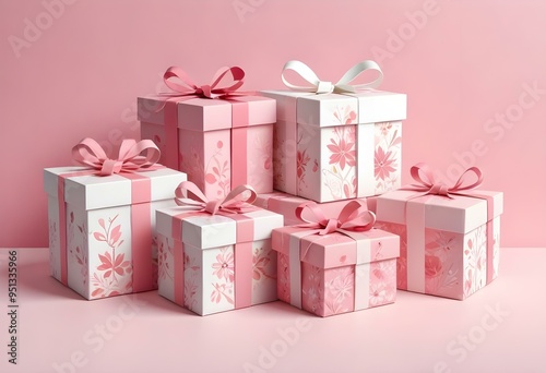 Black Friday Gift Boxes Vector