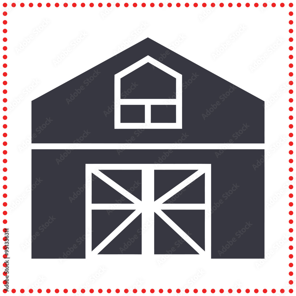 Rustic barn silhouette, perfect for farmhouse decor and rural themed projects. Rustic barn silhouette, perfect for farmhouse decor and rural themed projects.