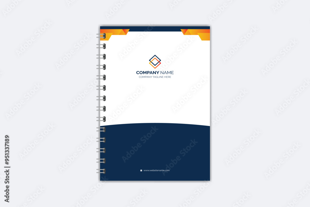 Modern Note Book cover template Modern Note Book cover template