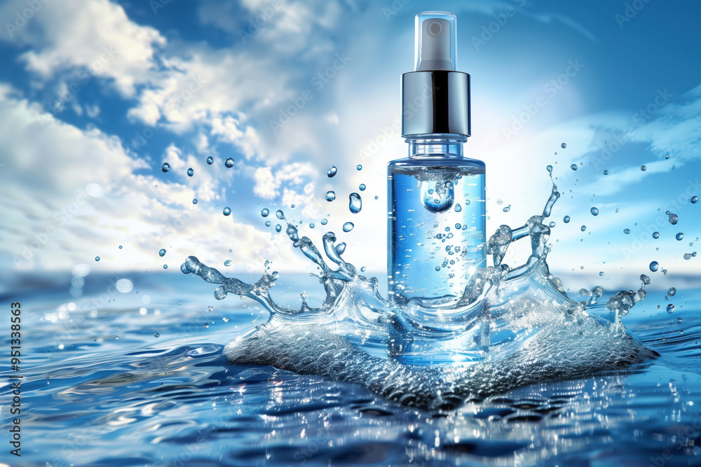 Close up aroma moisturizer with natural background for cosmetic skincare concept. Close up aroma moisturizer with natural background for cosmetic skincare concept.