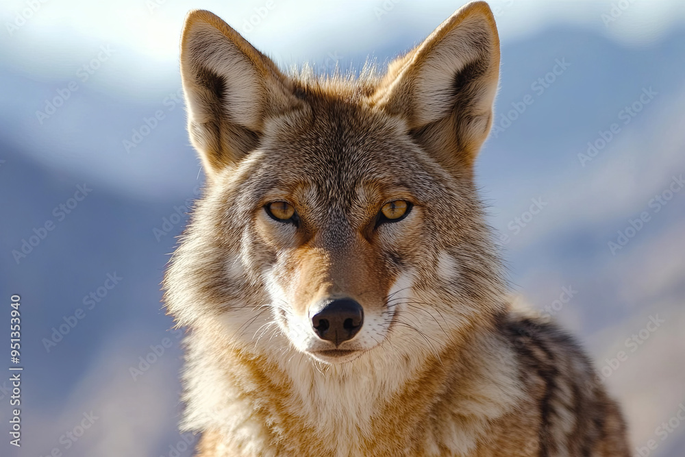 Obraz premium Coyote (Canis latrans) in Death Valley National Park