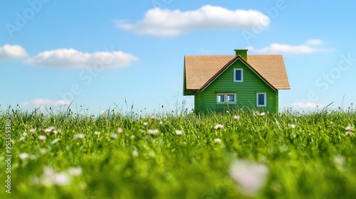 Wallpaper Mural a green home and environmentally friendly construction Torontodigital.ca