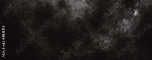 Fondo de hormigón con textura grunge negro oscuro. Panorama de fondo o textura de pizarra negra gris oscuro. Textura de hormigón negro vectorial. Fondo de pared de piedra.	