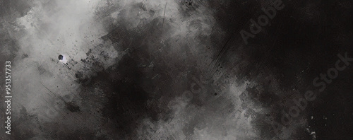 Fondo de hormigón con textura grunge negro oscuro. Panorama de fondo o textura de pizarra negra gris oscuro. Textura de hormigón negro vectorial. Fondo de pared de piedra.	