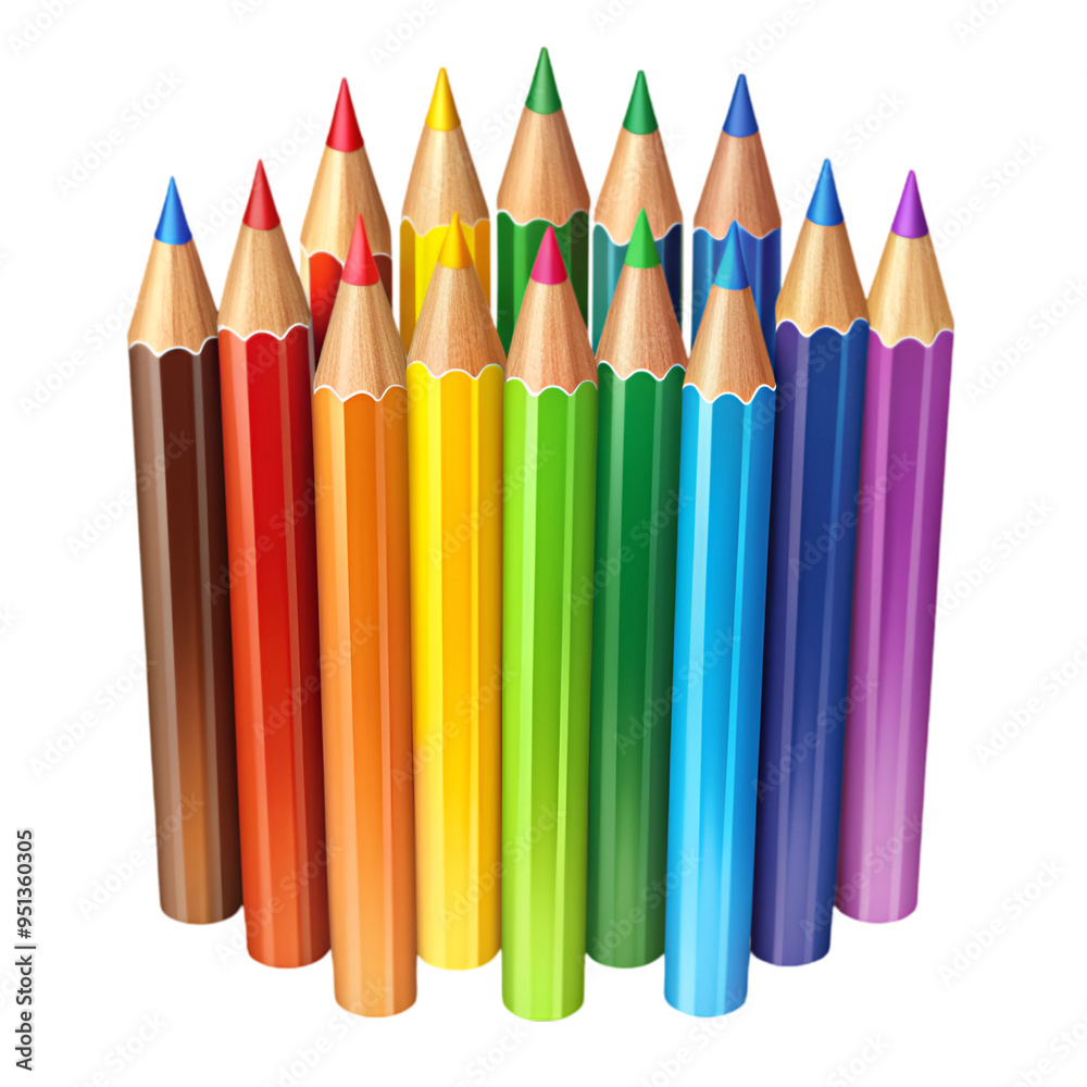 Colorful Education Back to School with Smiling Pencils for Creative and Fun Learning Environment Colorful Education Back to School with Smiling Pencils for Creative and Fun Learning Environment