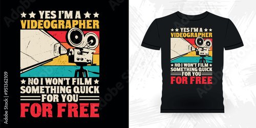 Funny Theater Director Retro Vintage Theater T-shirt Design