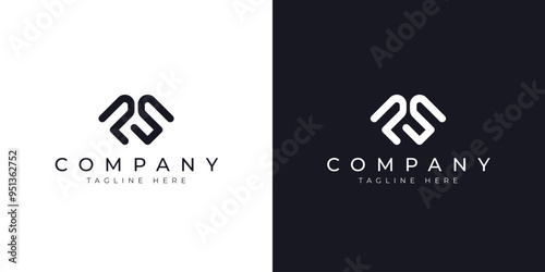 PS logo, SP or PS minimalist consulting logo design