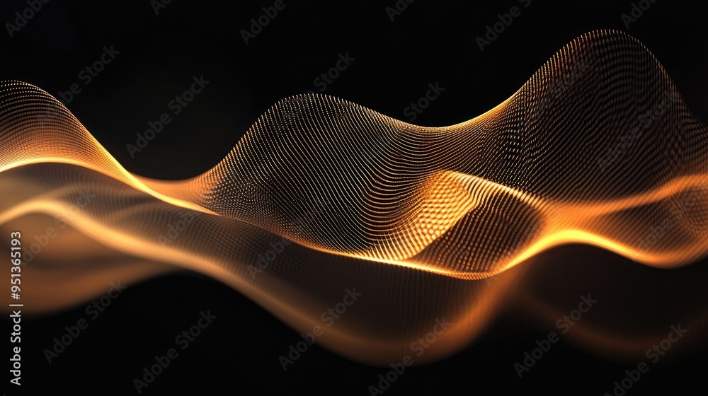 Abstract Background with Serene Smooth Lines