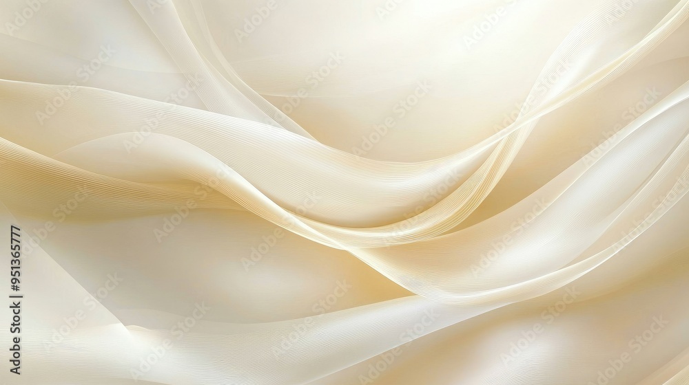 Abstract Background with Serene Smooth Lines Abstract Background with Serene Smooth Lines