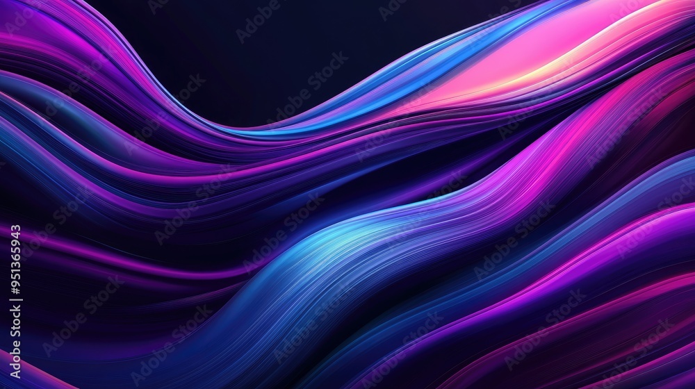 Abstract Background with Serene Smooth Lines Abstract Background with Serene Smooth Lines