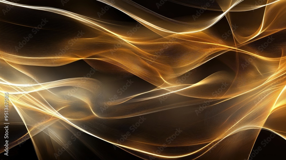 Abstract Background with Serene Smooth Lines Abstract Background with Serene Smooth Lines