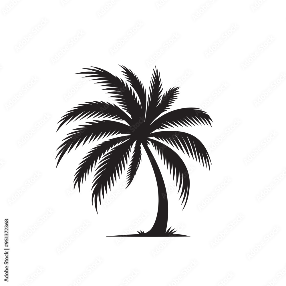Obraz premium palm trees silhouette