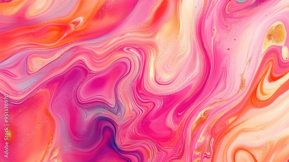 Abstract neon liquid wavy background. Liquid art, marbling texture Abstract neon liquid wavy background. Liquid art, marbling texture