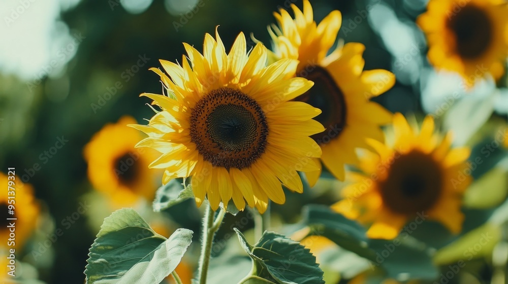 Obraz premium Blooming garden in Poland.