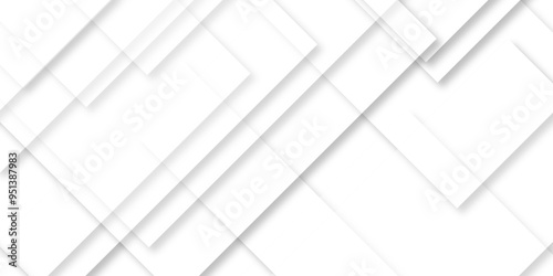 Abstract white tringle diamond shapes background .white modern technology concept geometric line vector background .