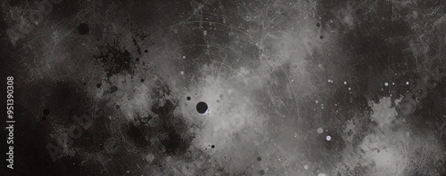 Fondo de hormigón con textura grunge negro oscuro. Panorama de fondo o textura de pizarra negra gris oscuro. Textura de hormigón negro vectorial. Fondo de pared de piedra.	