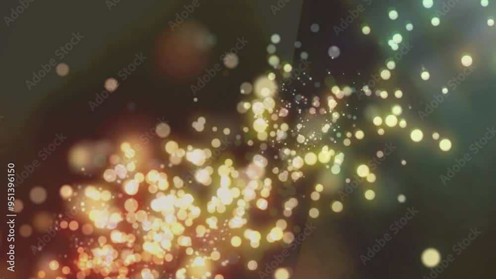 gold particles reflection